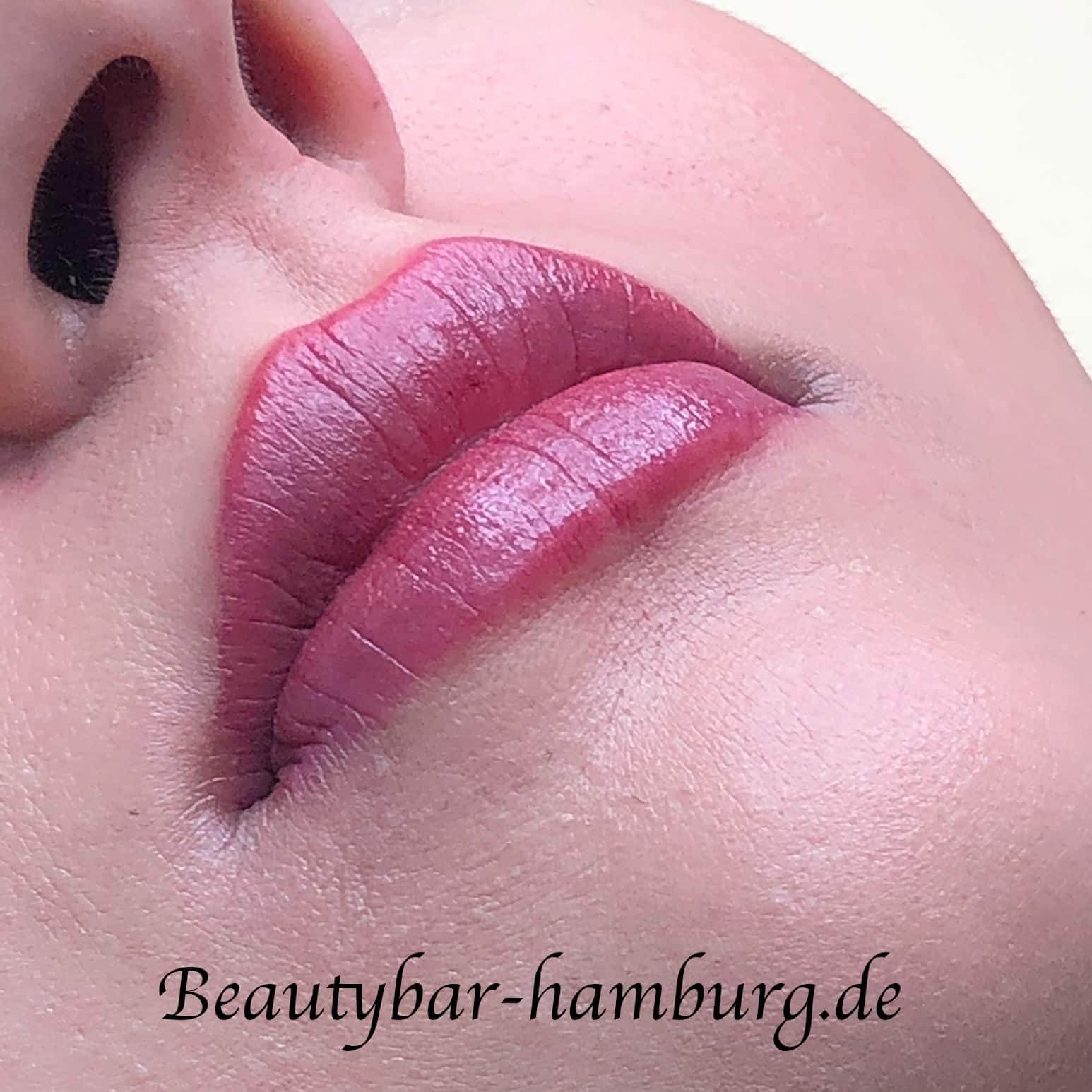 Aquarell Lippen Nachher