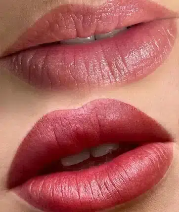 Aquarell Lips: Volle und schöne Lippen