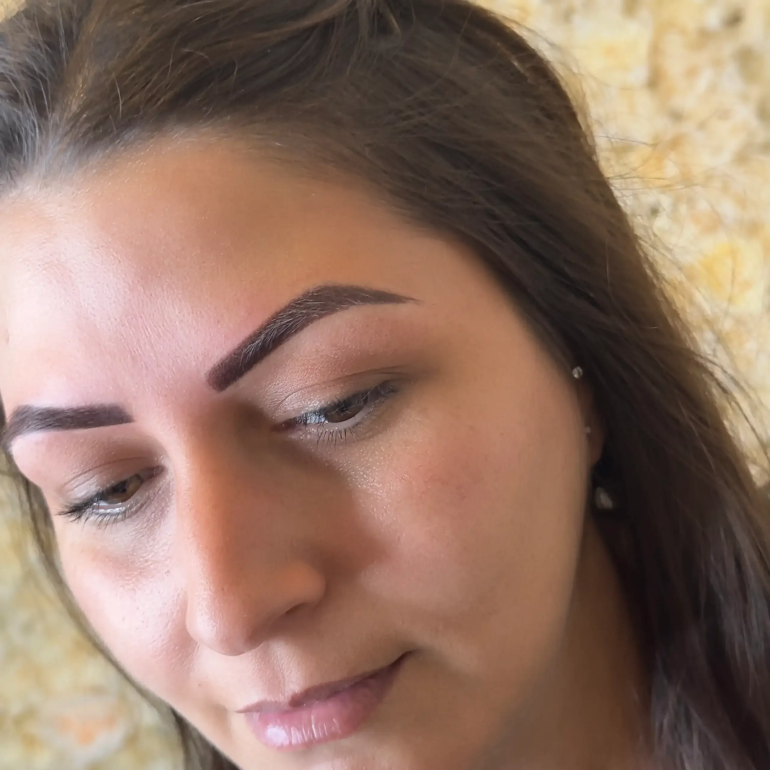 powder brows oder microblading nachher